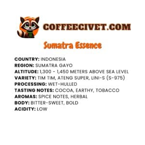 Sumatra Essence for Product Gallery